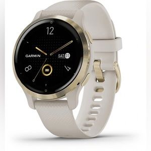 Garmin venu 2s smart watch gold and sand 40 mm